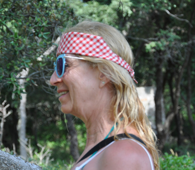 Red triangle bandana